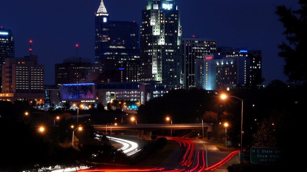 Raleigh skyline