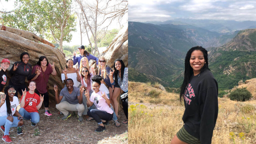 students studying abroad