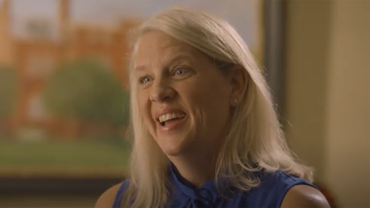 Clare Jordan smiling